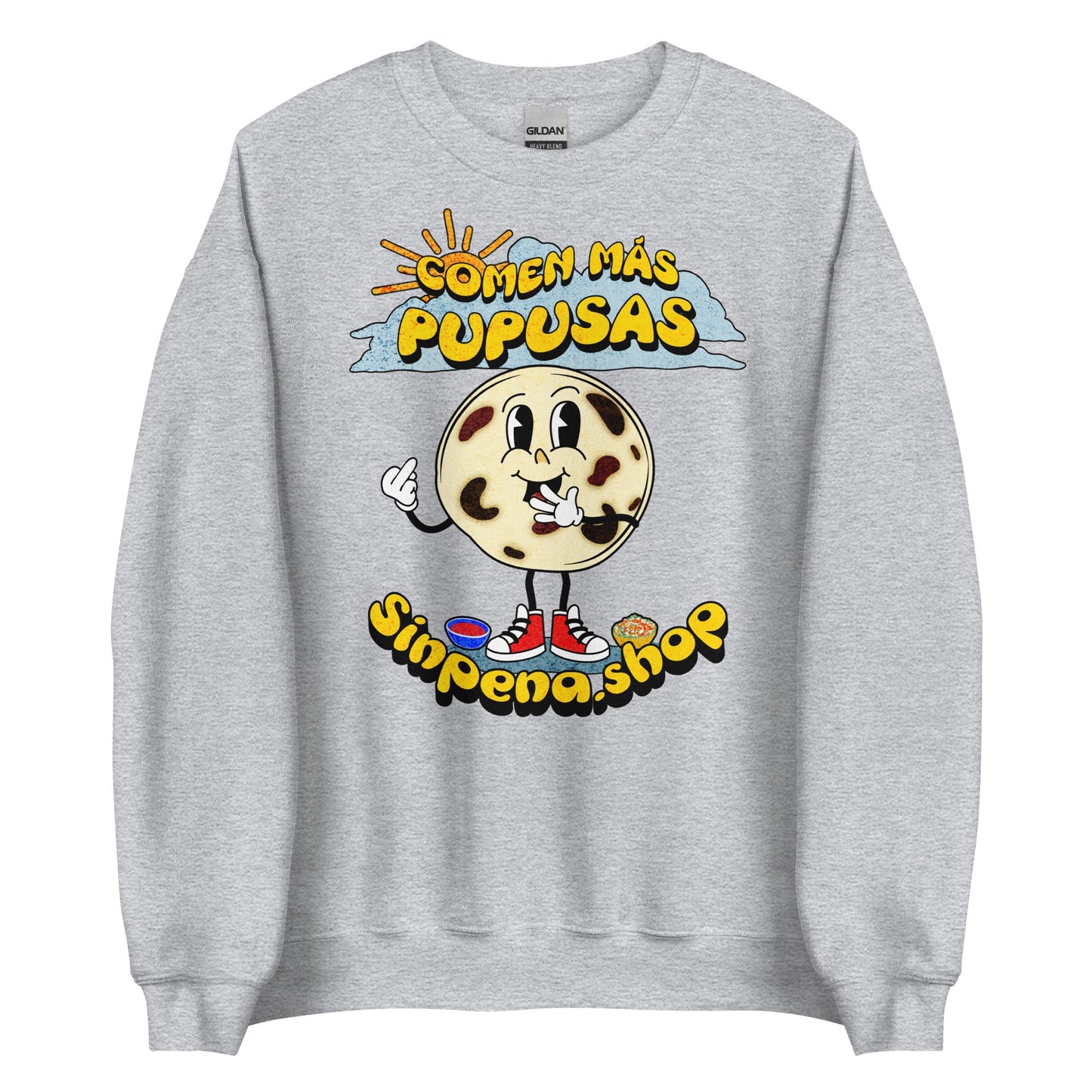 Comen Más Pupusas Sweatshirt - Sin Pena