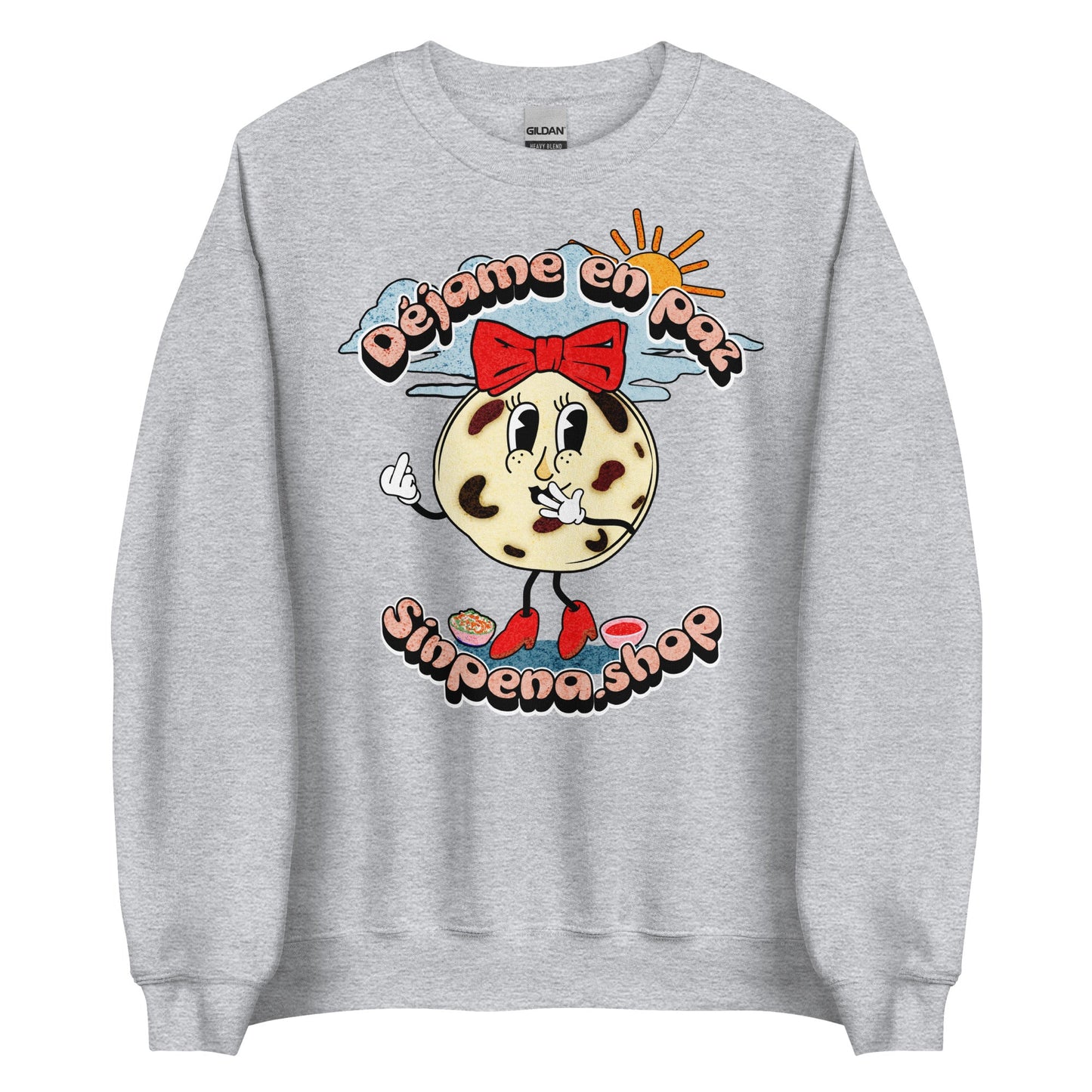 Déjame En Paz - Pupusa Girl Sweatshirt - Sin Pena