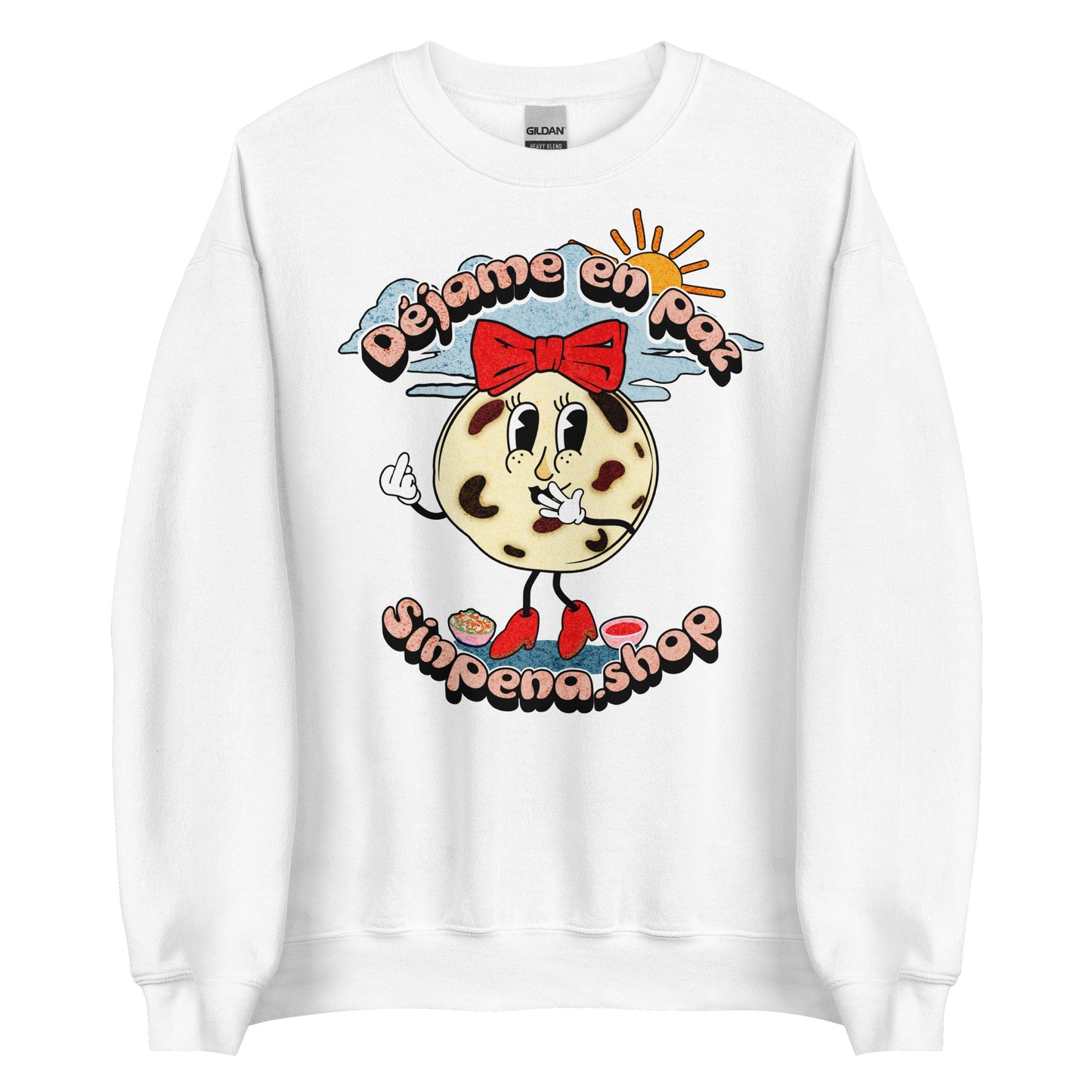 Déjame En Paz - Pupusa Girl Sweatshirt - Sin Pena