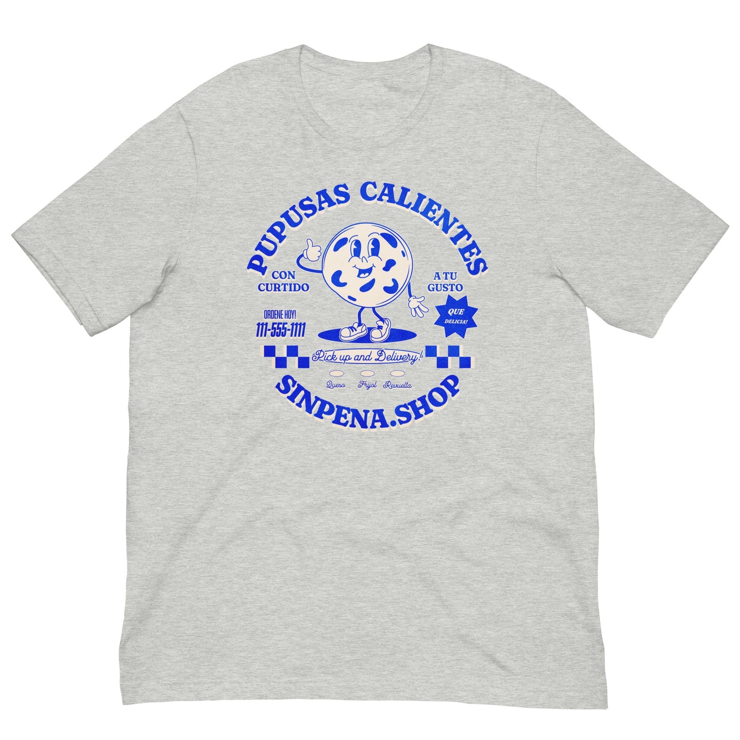 Pupusas Calientes Retro T-Shirt - Sin Pena