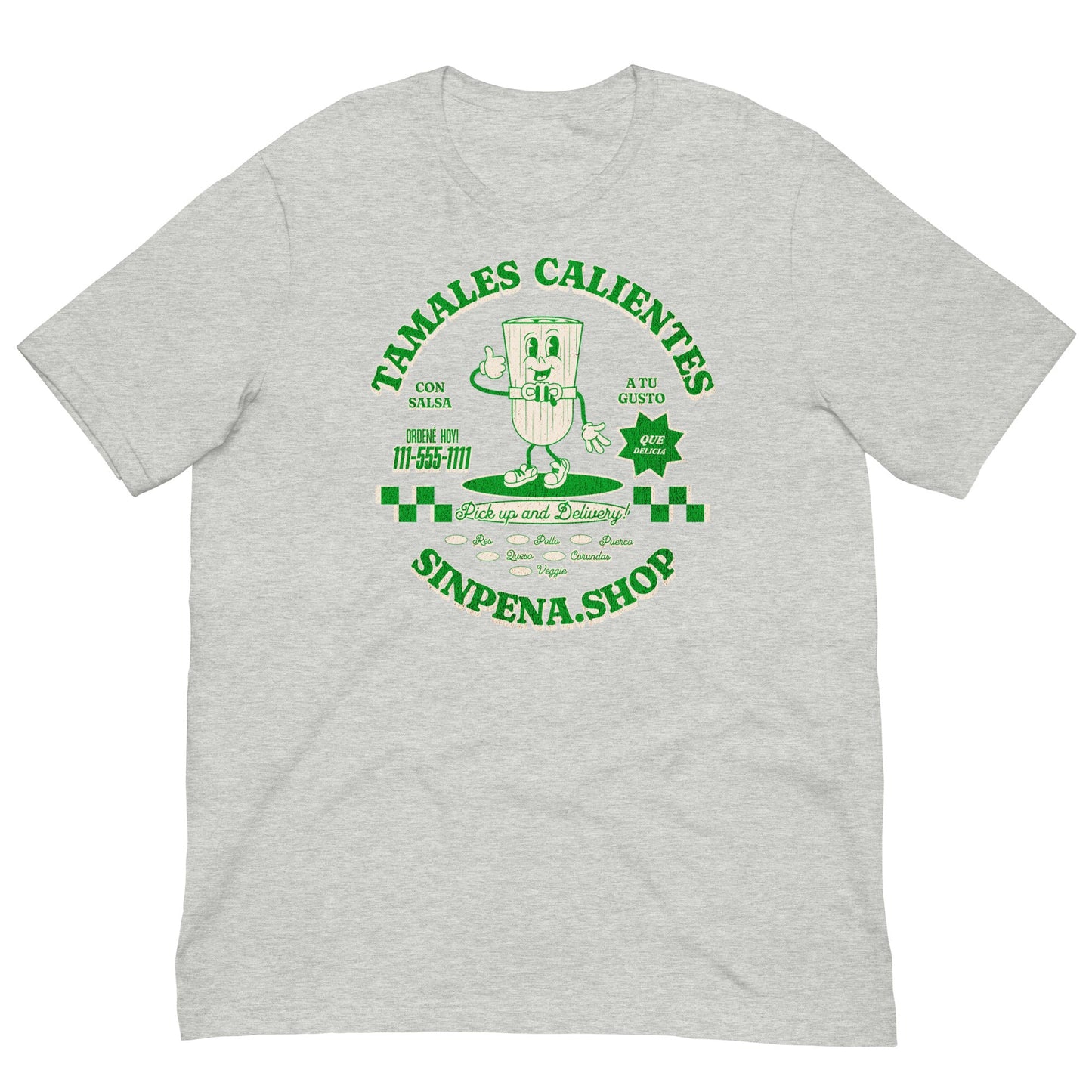 Tamales Calientes Retro T-Shirt - Sin Pena