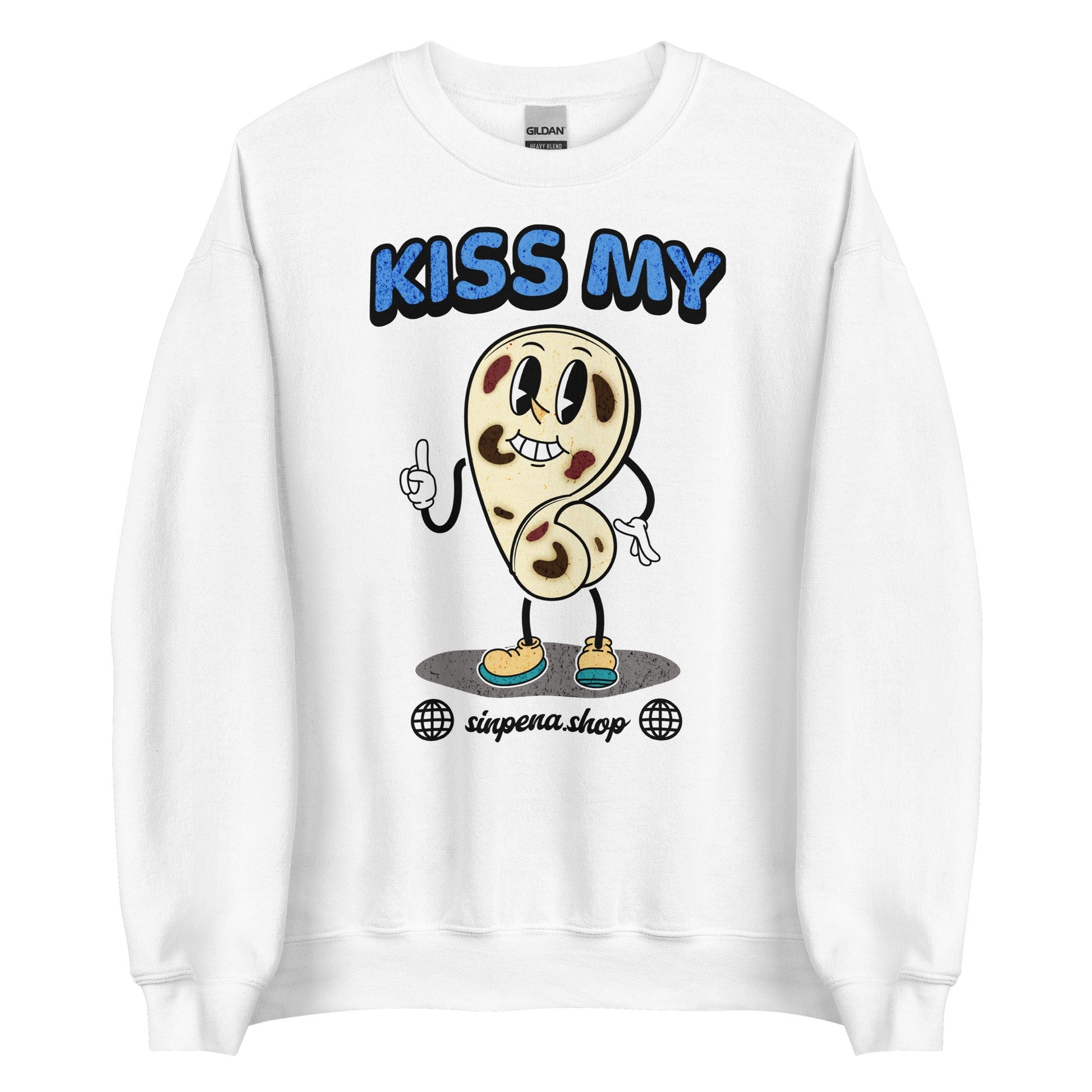 Kiss my Butt - Pupusa Sweatshirt - Sin Pena