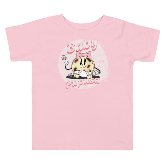 Toddler - Pupusa Girl Short Sleeve Tee - Sin Pena