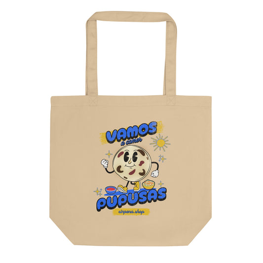 Vamos a comer Pupusas - Eco Tote Bag - Sin Pena